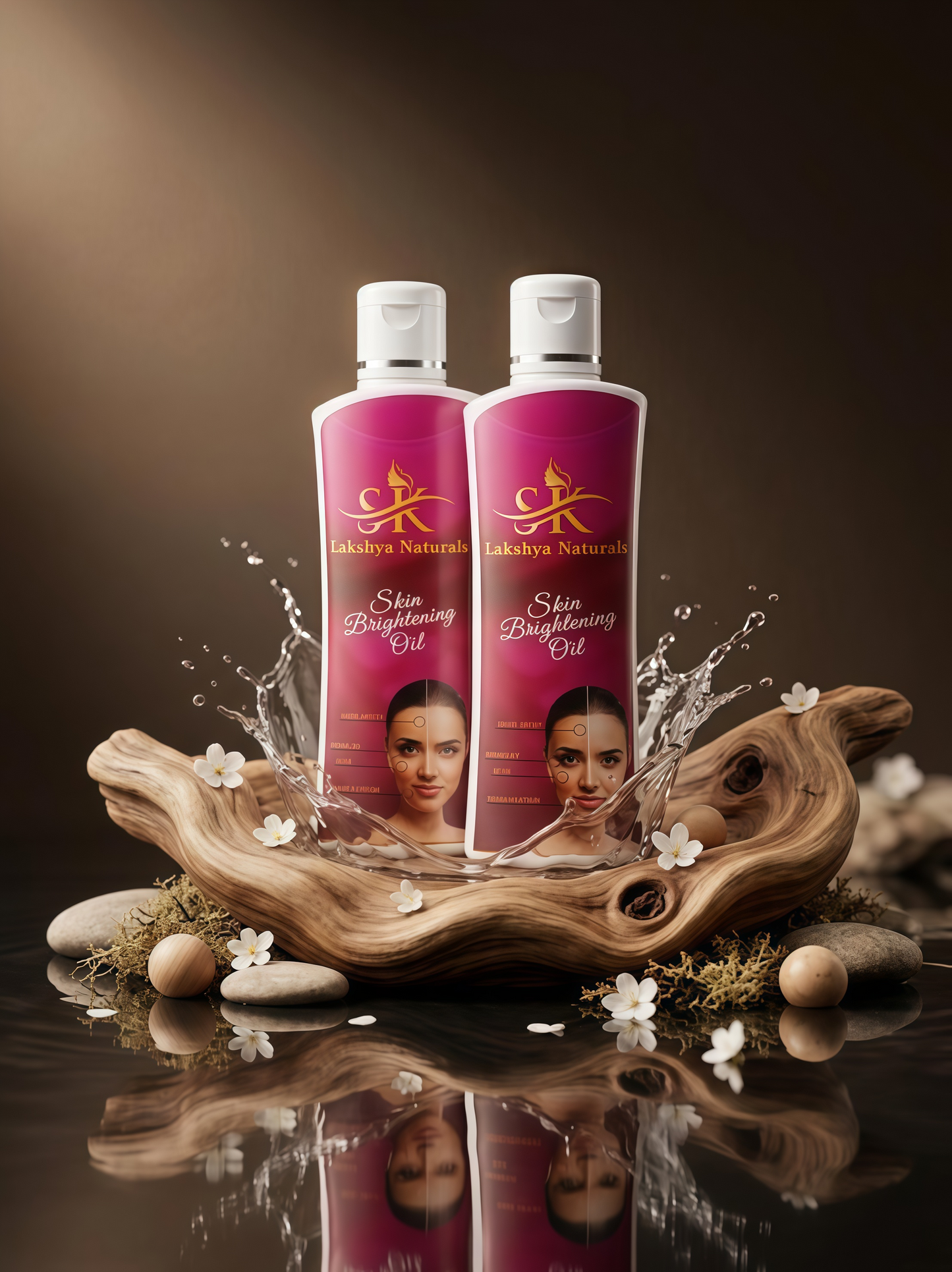 SK LAKSHYA NATURALS - SKIN BRIGHTENING OIL | 100% SAFE & NO SIDE EFFECTS